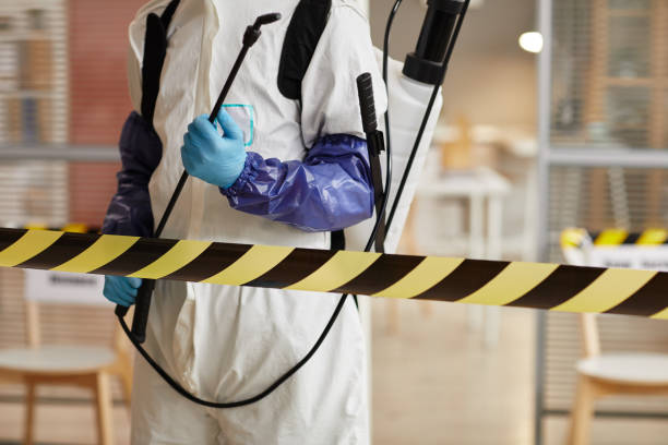Professional Trauma Scene Cleanup technician working in Wayland, IA